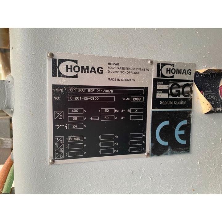 HOMAG Optimat BOF211/30/R