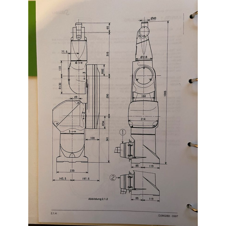 6-Achs Roboter Stäubli RX 60 CS7 M Steuerung (KUKA, ABB)