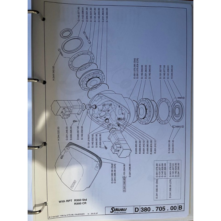 6-Achs Roboter Stäubli RX 60 CS7 M Steuerung (KUKA, ABB)