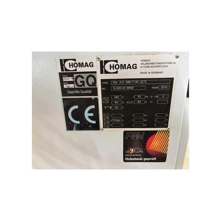 HOMAG KAL 210 - AMBITION 2272