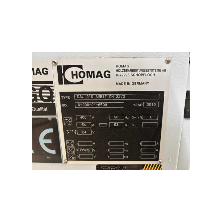 HOMAG KAL 210 - AMBITION 2272