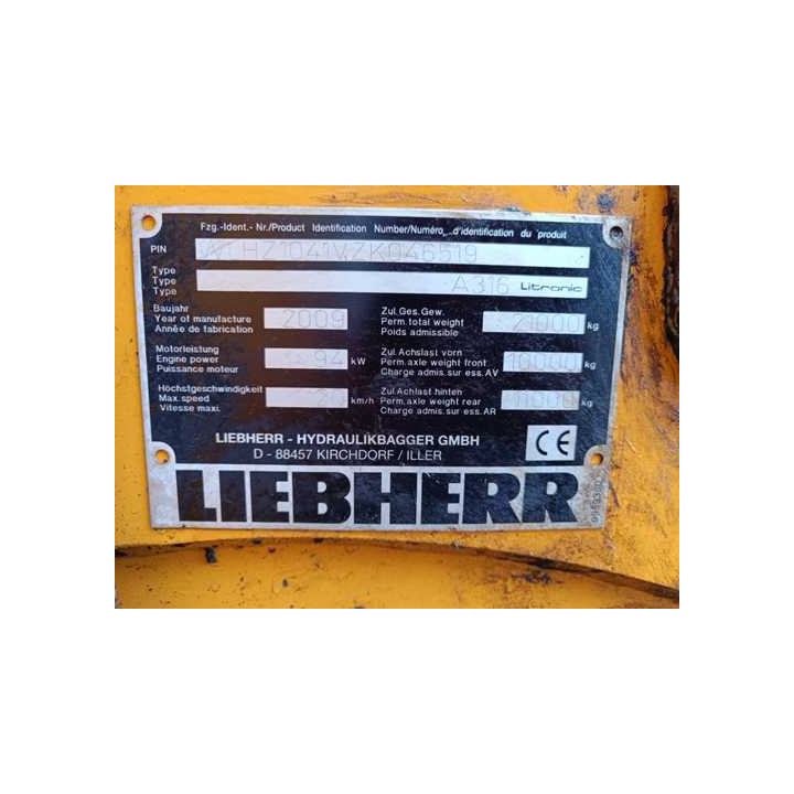 Liebherr – A 316 Litronic